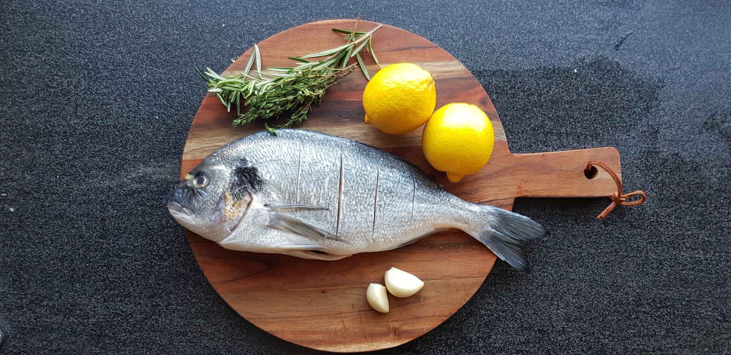 First time Dorade op de BBQ