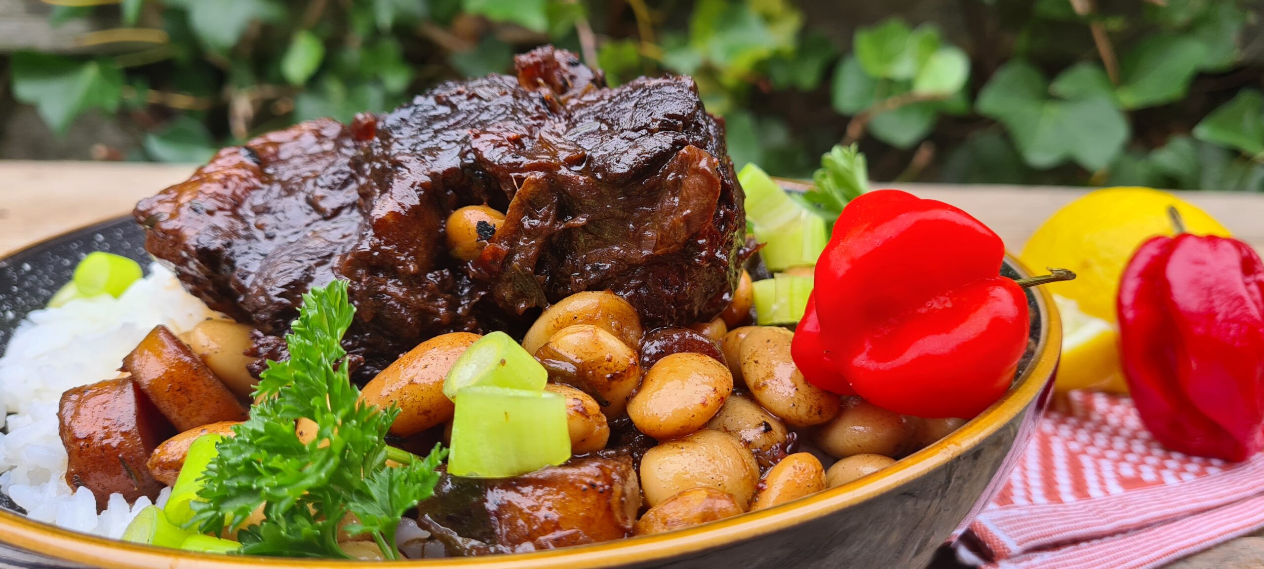 Jamaican oxtail stew