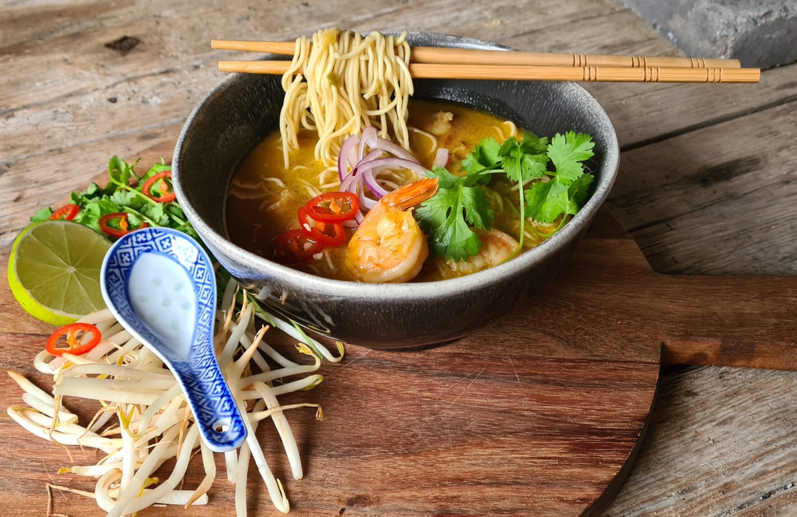 Thaise kokos curry soep