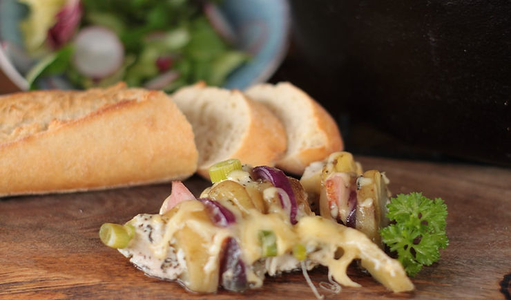 Cordon Bleu De Pollo Con Patatas